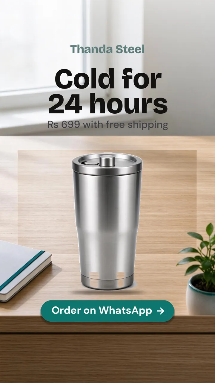 Lifestyle scene product ad sample, Story 9:16