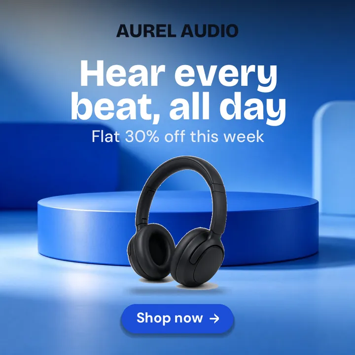 Studio product shot product ad sample, Feed 1:1