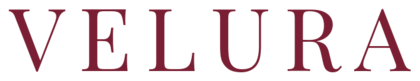 Sample logo: VELURA (fictional beauty brand)